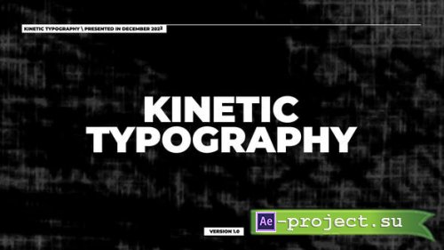 Videohive - Kinetic Typography | After Effects - 42883629 - Project for After Effects