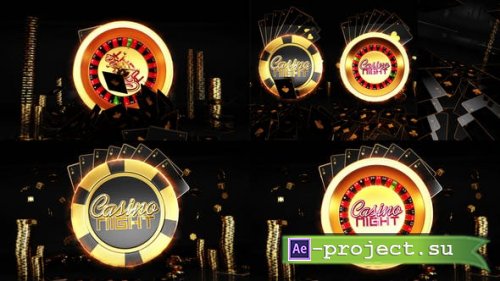 Videohive - Casino Games Logo Reveals Bundle - 42885158 - Project for After Effects