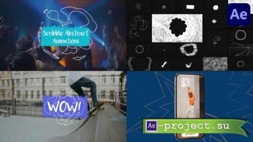 Videohive - Scribble Abstract Animations for After Effects - 42879631 - Project for After Effects