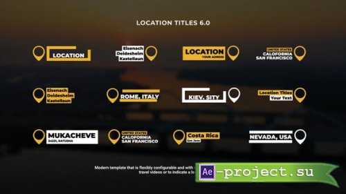 Videohive - Location Titles 6.0 | AE - 42905275 - Project for After Effects