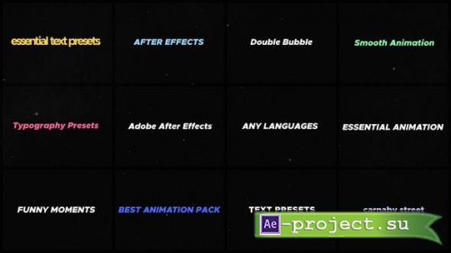 Videohive - Text Animation Presets - 42889971 - Project for After Effects