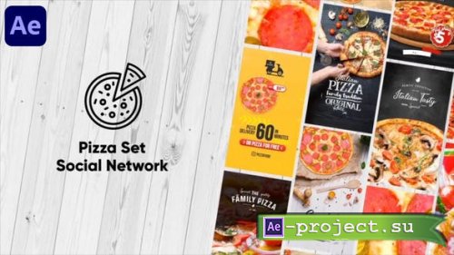 Videohive - Pizza Set - Social Network | After Effects - 42923762 - Project for After Effects