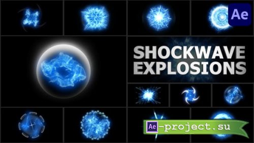 Videohive - Energy Shockwave Explosions for After Effects - 42950813 - Project for After Effects