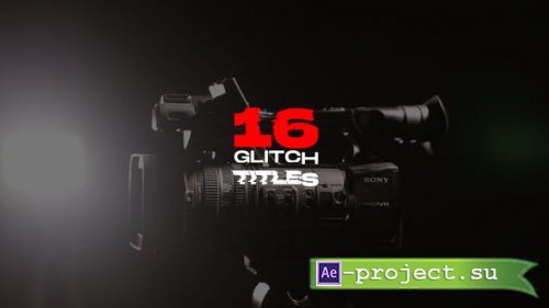Videohive - Minimal Glitch Titles - 42680873 - Project for After Effects