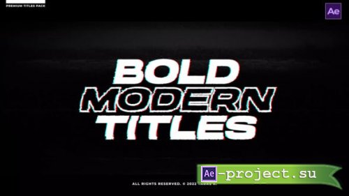 Videohive - Glitch Modern Titles  AE - 42948426 - Project for After Effects