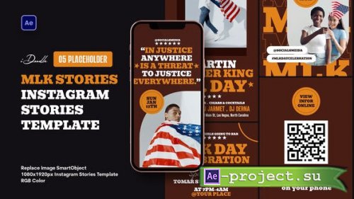 Videohive - Martin Luther King Stories Instagram - 42941104 - Project for After Effects
