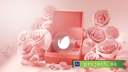 Videohive - Rose Box Valentine Logo Reveal 3D - 42900510 - Project for After Effects