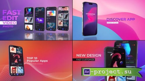 Videohive - App Promo Phone 14 Pro Max - 42086309 - Project for After Effects