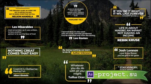 Videohive - Quotes Titles - 42930899 - Project for After Effects