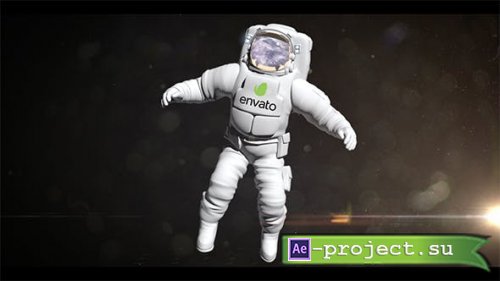 Videohive - Your Logo on the Astronaut - 13827759 - Project for After Effects