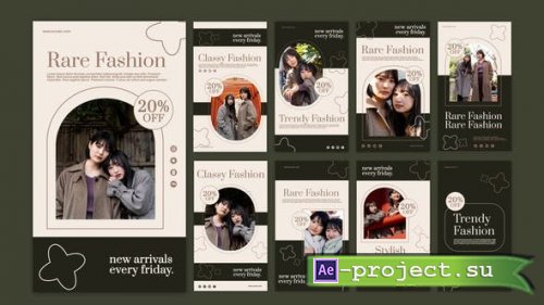 Videohive - Fashion Instagram Stories - 40226928 - Project for After Effects