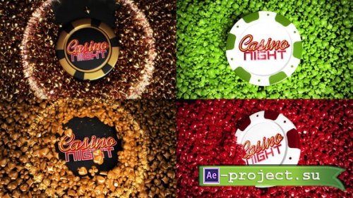Videohive - Casino Online Games Logo Reveal Bundle - 43045534 - Project for After Effects