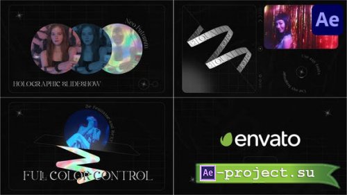 Videohive - Holographic Slideshow for After Effects - 43040228 - Project for After Effects