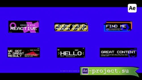 Videohive - Pixel Titles For After Effects - 43053076 - Project for After Effects