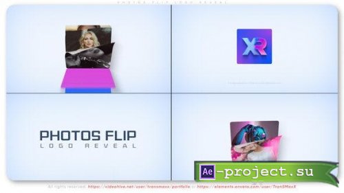 Videohive - Photos Flip Logo Reveal - 43017104 - Project for After Effects