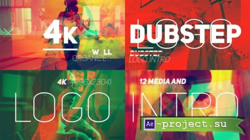 Videohive - Dubstep Logo Intro - 42901195 - Project for After Effects