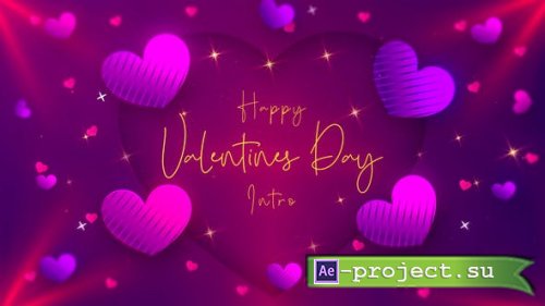 Videohive - Valentines Day I Valentines Intro - 43075182 - Project for After Effects