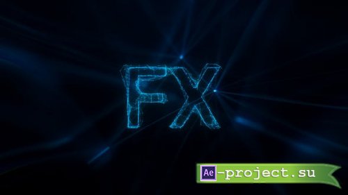 Videohive - Cyber Technology Logo Reveal / Plexus - 43058484 - Project for After Effects