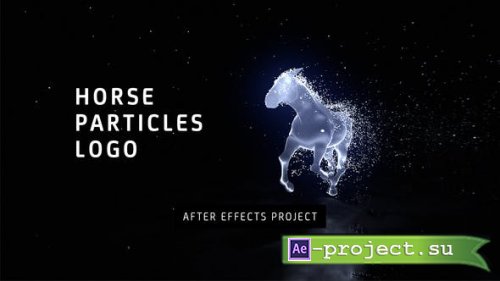 Videohive - Horse Particles Logo - 43073326 - Project for After Effects