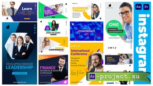 Videohive - Business | Instagram Stories & Posters - 38903086 - Project for After Effects