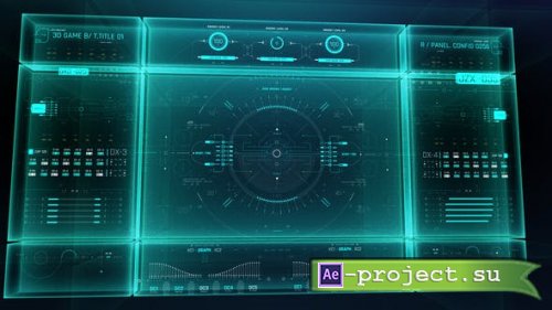 Videohive - HUD Screen Interface 3D 1 - 43101666 - Project for After Effects