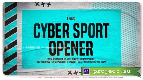 Videohive - Cyber Sport Intro - 43067186 - Project for After Effects
