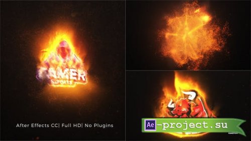 Videohive - Particles Fire Logo Reveal - 42646049 - Project for After Effects