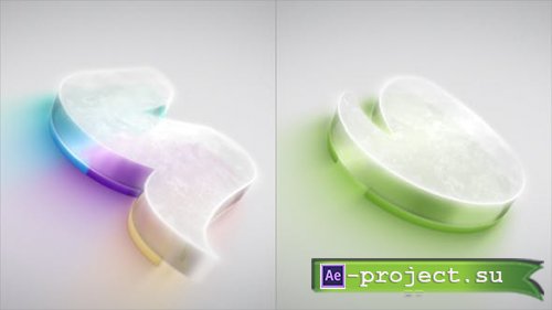 Videohive - Clean 3D Glass Logo Reveal Intro - 43091649 - Project for After Effects