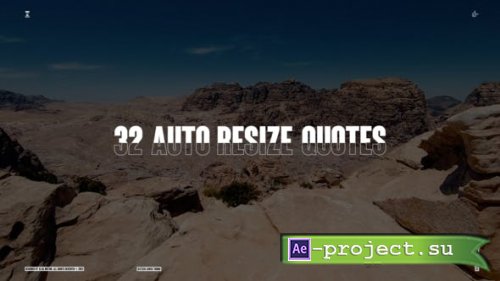Videohive - 32 Auto Resize Quotes - 43118768 - Project for After Effects