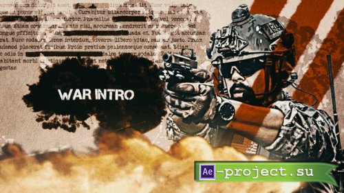 Videohive - War Intro - 43073762 - Project for After Effects