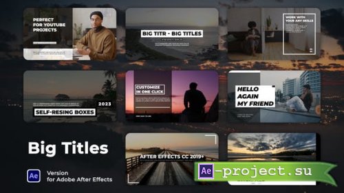 Videohive - Big Titles - 43107322 - Project for After Effects