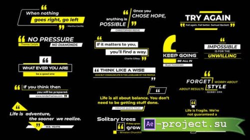 Videohive - Elegant Quotes Titles - 42949280 - Project for After Effects