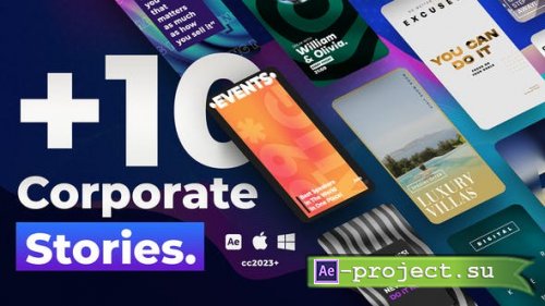 Videohive - 10 Corporate Instagram Stories - 43132463 - Project for After Effects