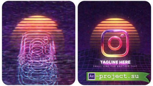 Videohive - 80s VHS Logo Reveal - 43136744 - Project for After Effects
