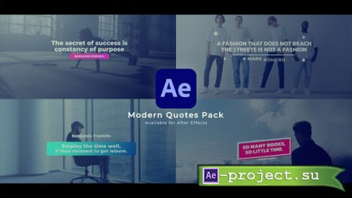 Videohive - Modern Quotes | AE - 43007065 - Project for After Effects