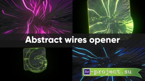Videohive - Abstract Wires Opener - 42968846 - Project for After Effects