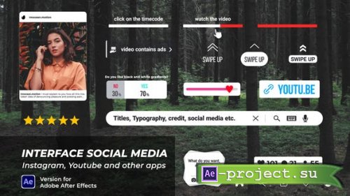 Videohive - Interface Social Media - 43126604 - Project for After Effects