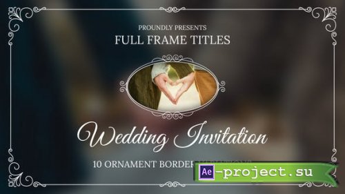 Videohive - Full Frame Wedding Invitation - 43126040 - Project for After Effects