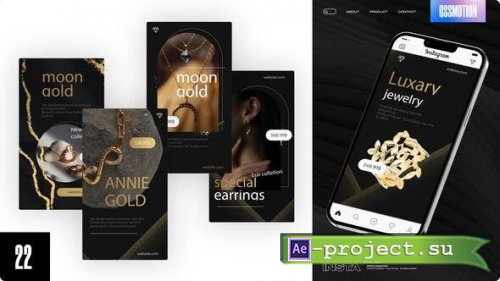 Videohive - Luxary Instagram Stories - 43180684 - Project for After Effects