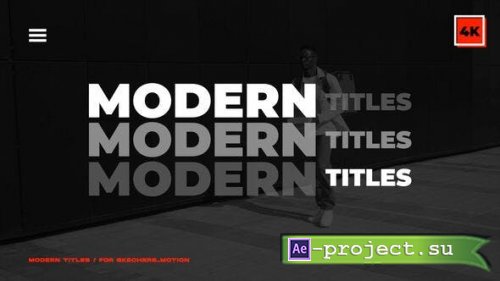 Videohive - Modern Titles | After Effects - 43151007 - Project for After Effects