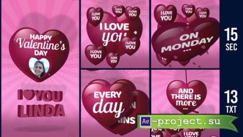 Videohive - Pop Valentine Story - 43164954 - Project for After Effects
