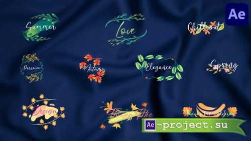Videohive - Flower Titles for After Effects - 43072376 - Project for After Effects