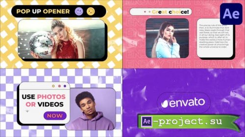Videohive - Stylish Pop Up Opener | After Effects - 43084062 - Project for After Effects