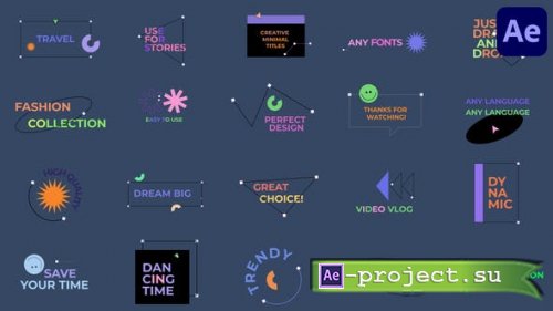 Videohive - Creative Minimal Titles for After Effects - 43084808 - Project for After Effects
