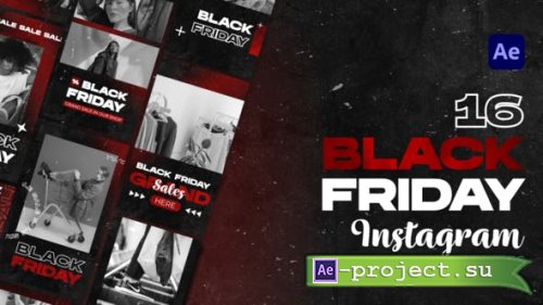 Videohive - 16 BLACK FRIDAY STORIES - 40781829 - Project for After Effects