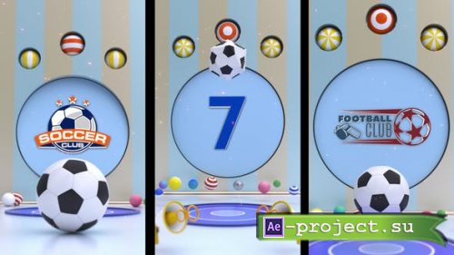 Videohive - Soccer Countdown 5 (1080x1920) - 43172844 - Project for After Effects