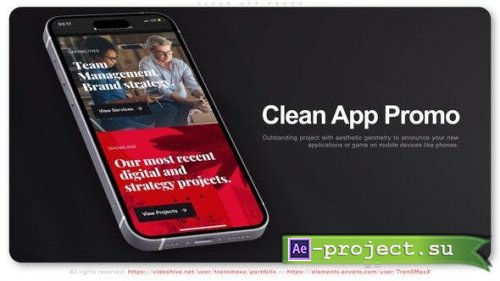 Videohive - Clean App Promo - 43194127 - Project for After Effects