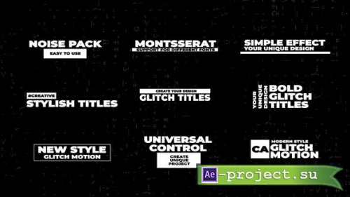 Videohive - Glitch Titles | AE - 43178202 - Project for After Effects