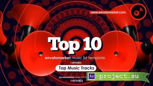 Videohive - Music Top 10 - 43216192 - Project for After Effects