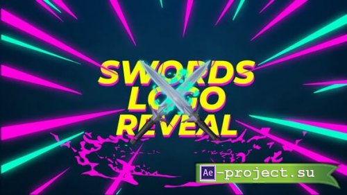 Videohive - Swords Fight Gaming Logo Reveal - 43224281 - Project for After Effects